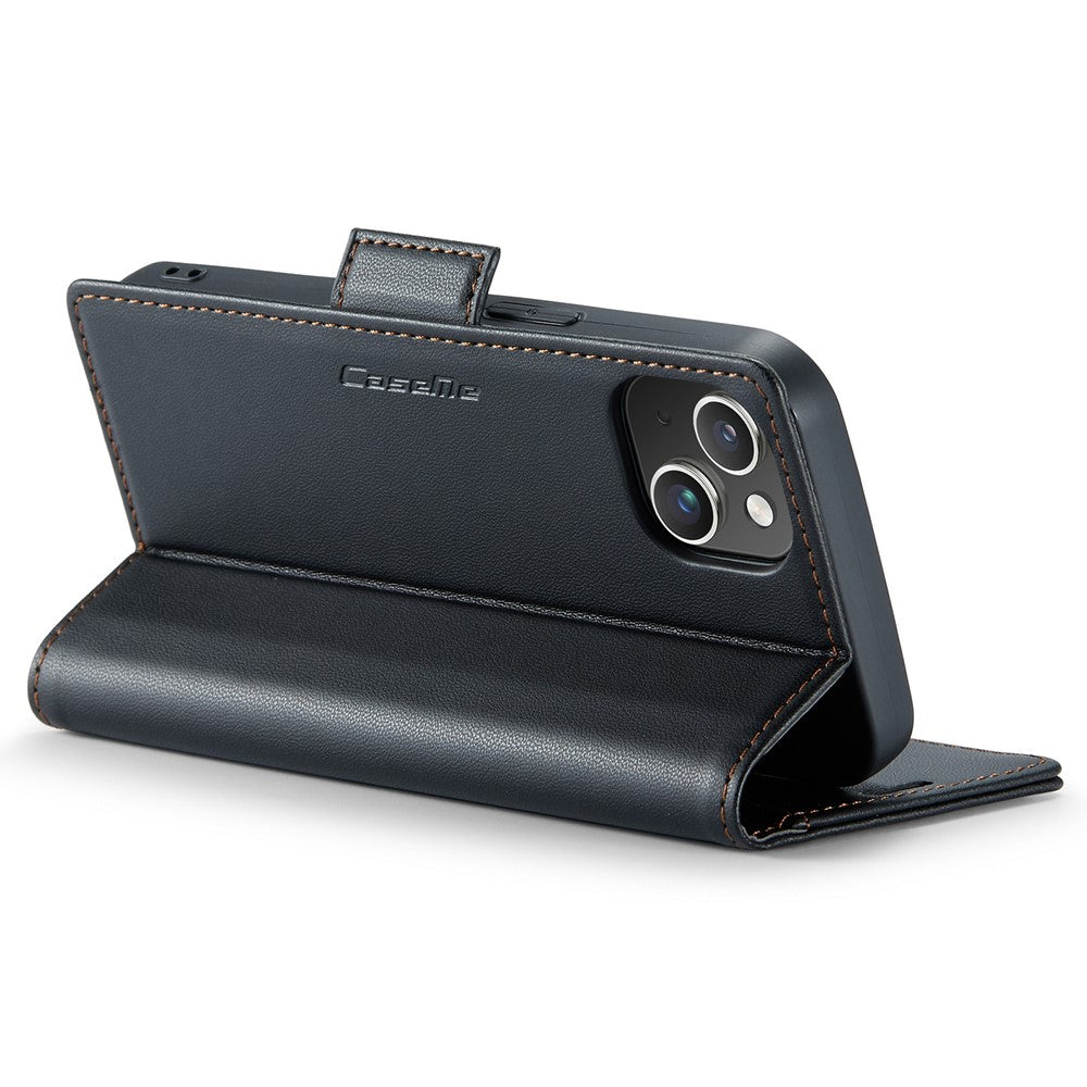 iPhone 15 Glänzende Wallet-Hülle – RFID-Schutz & Ständer