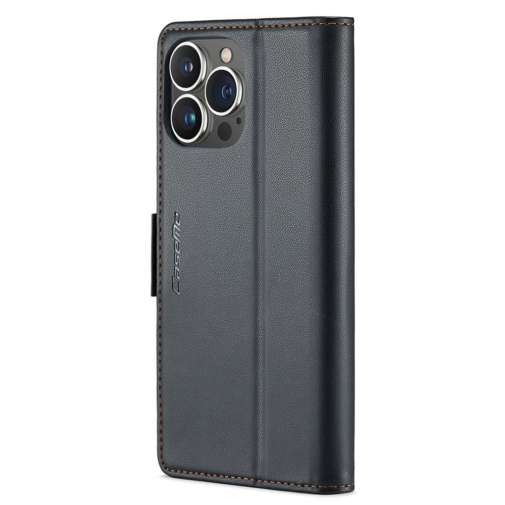 iPhone 15 Pro Max Glänzende Wallet-Hülle – RFID-Schutz & Ständer