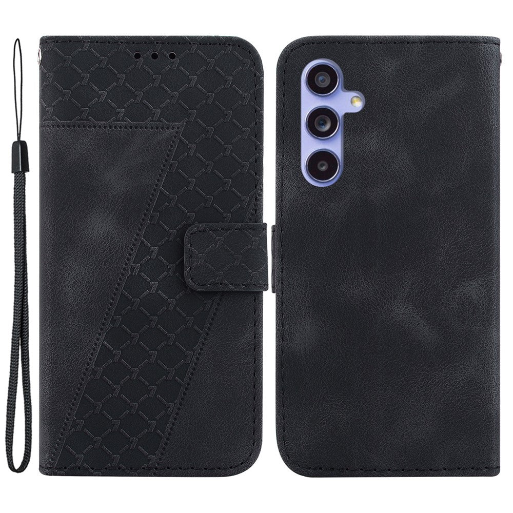 Galaxy S23 FE Leder-Wallet-Hülle – Mit Prägung & Ständer