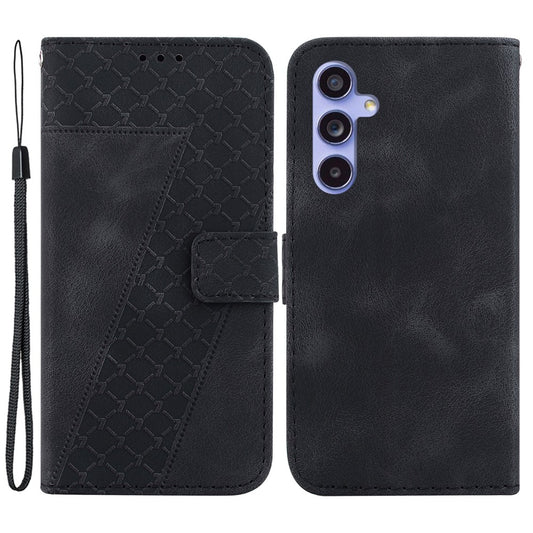 Galaxy S23 FE Leder-Wallet-Hülle – Mit Prägung & Ständer