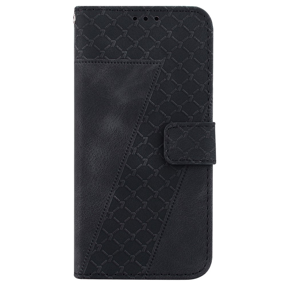 Galaxy S23 FE Leder-Wallet-Hülle – Mit Prägung & Ständer