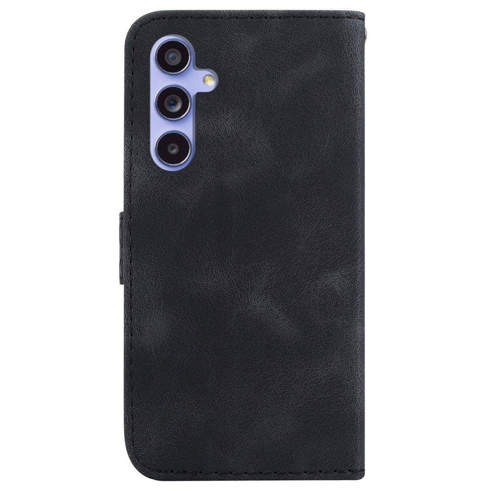Galaxy S23 FE Leder-Wallet-Hülle – Mit Prägung & Ständer