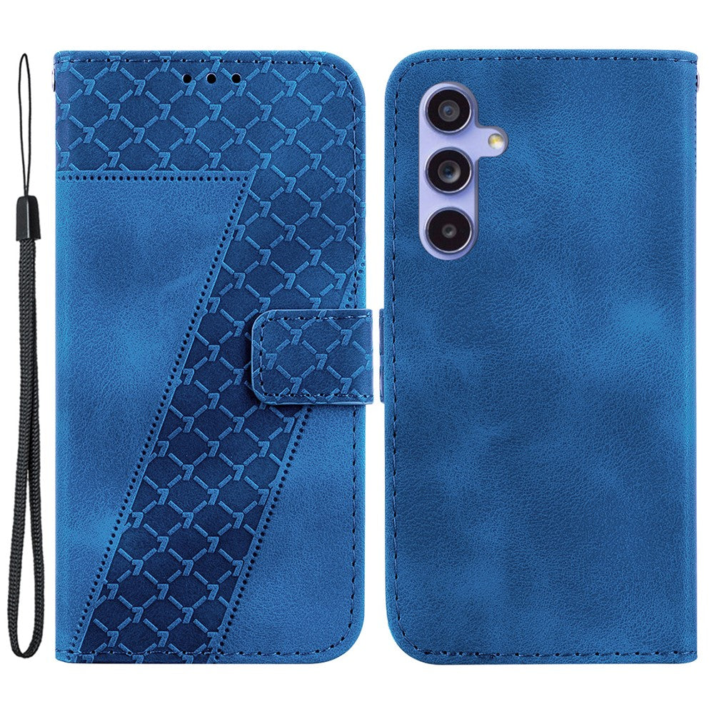 Galaxy S23 FE Leder-Wallet-Hülle – Mit Prägung & Ständer