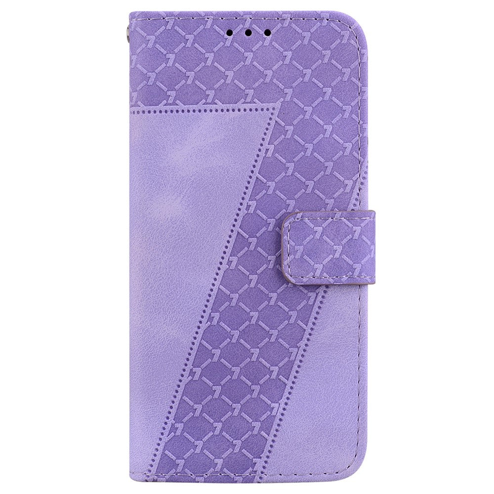 Galaxy A25 5G Leder-Wallet-Hülle – Mit Prägung & Ständer
