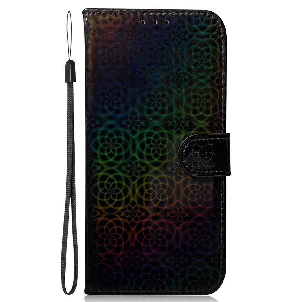 For Honor 90 Lite 5G / X50i 5G Dazzling Flower Pattern Wallet Case Cell Phone PU Leather Stand Cover