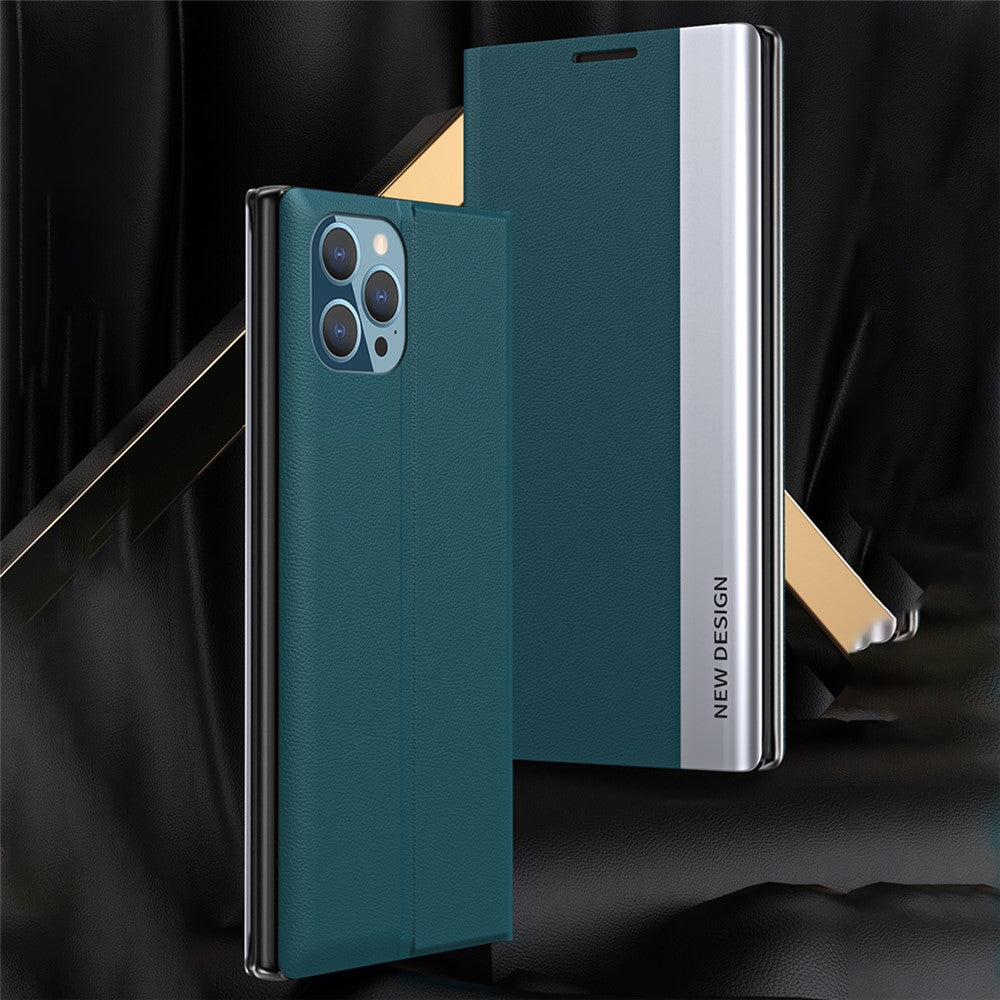 iPhone 15 Pro Klappbare Hülle – elegant, stoßfest, mit Ständer & galvanisierter Oberfläche