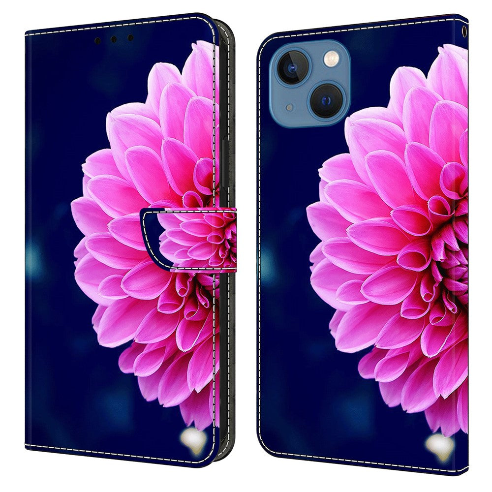 iPhone 15 Wallet-Hülle – Mit 3D-Muster, Kartenfächer & Ständer