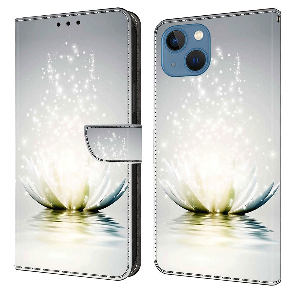 iPhone 15 Wallet-Hülle – Mit 3D-Muster, Kartenfächer & Ständer