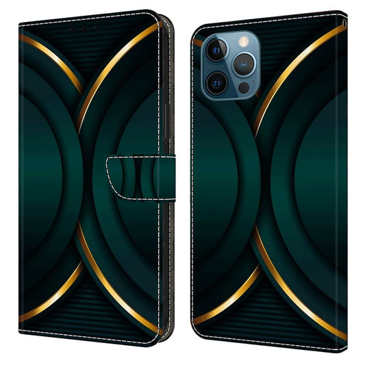 iPhone 15 Pro Max Wallet-Hülle – Mit 3D-Muster, Kartenfächer & Ständer