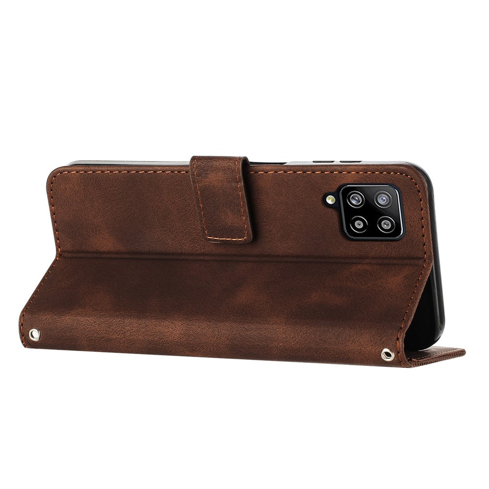 Galaxy A22/M32/F22/M22 Lederhülle – Mit Wallet & Standfunktion