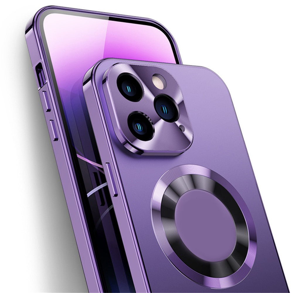 iPhone 13 Pro Max Magnet-Hülle – Transparent – Aluminium & Glas