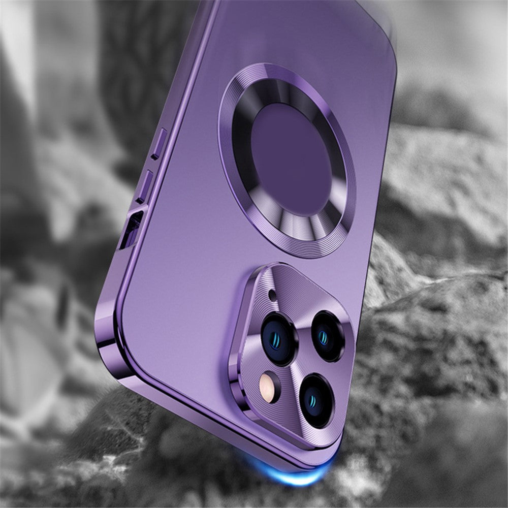 iPhone 13 Pro Max Magnet-Hülle – Transparent – Aluminium & Glas