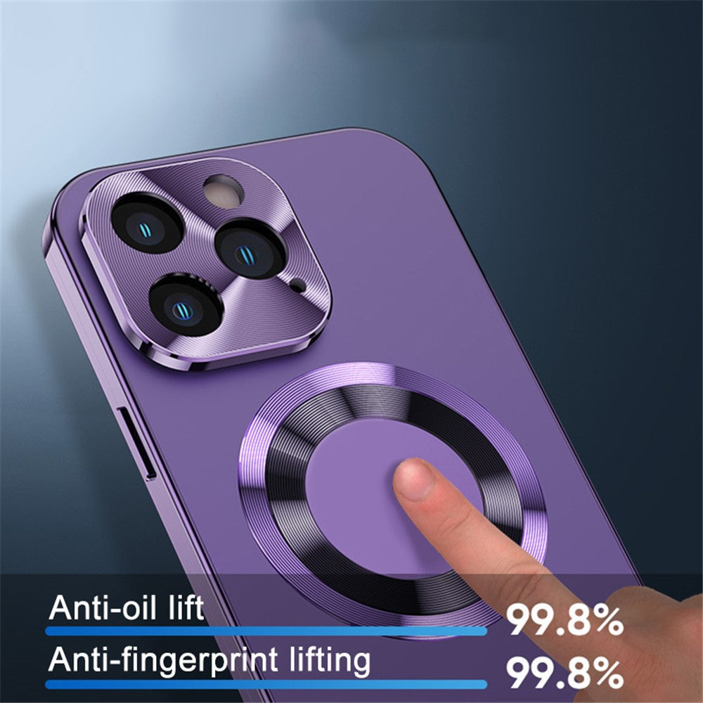 iPhone 13 Pro Max Magnet-Hülle – Transparent – Aluminium & Glas