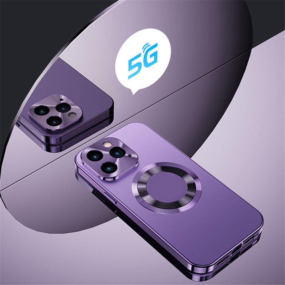 iPhone 13 Pro Magnet-Hülle – Transparent – Aluminium & Glas