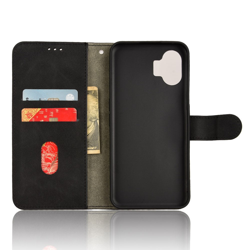 For Nothing Phone (2) Phone Case Stand Skin-touch Wallet PU Leather Full Protection Phone Cover