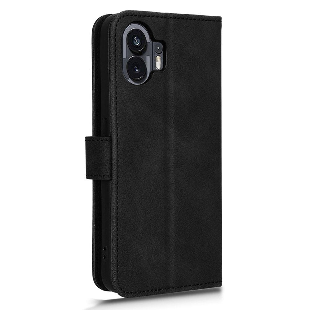For Nothing Phone (2) Phone Case Stand Skin-touch Wallet PU Leather Full Protection Phone Cover