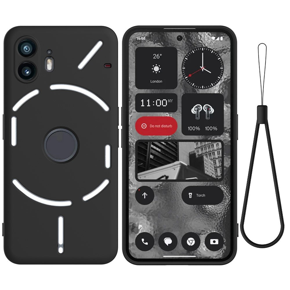 Cell Phone Case for Nothing Phone (2) , Liquid Silicone+Soft Lining Anti-Scratch Cover