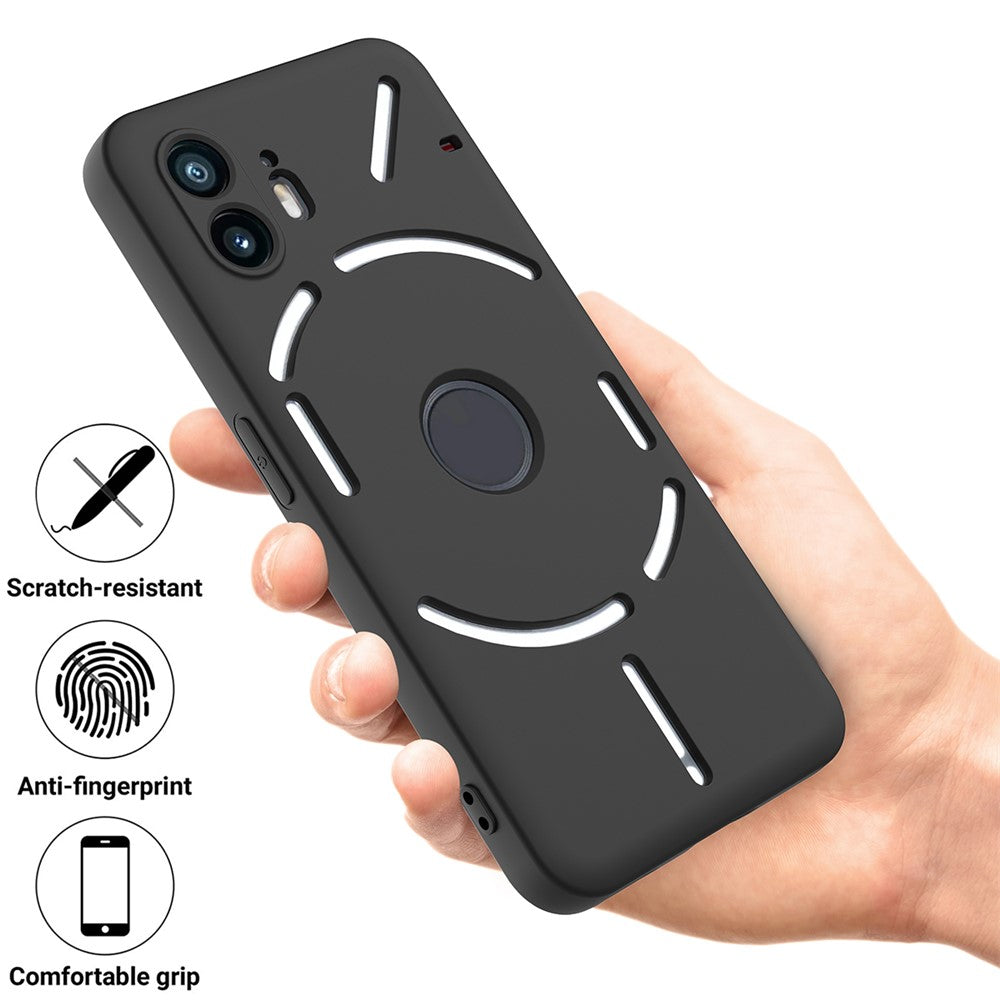 Cell Phone Case for Nothing Phone (2) , Liquid Silicone+Soft Lining Anti-Scratch Cover