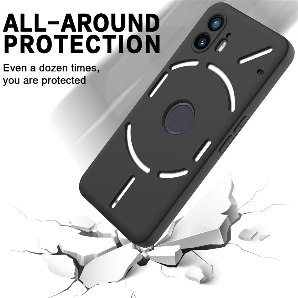 Cell Phone Case for Nothing Phone (2) , Liquid Silicone+Soft Lining Anti-Scratch Cover