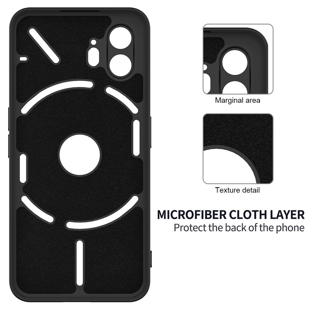 Cell Phone Case for Nothing Phone (2) , Liquid Silicone+Soft Lining Anti-Scratch Cover