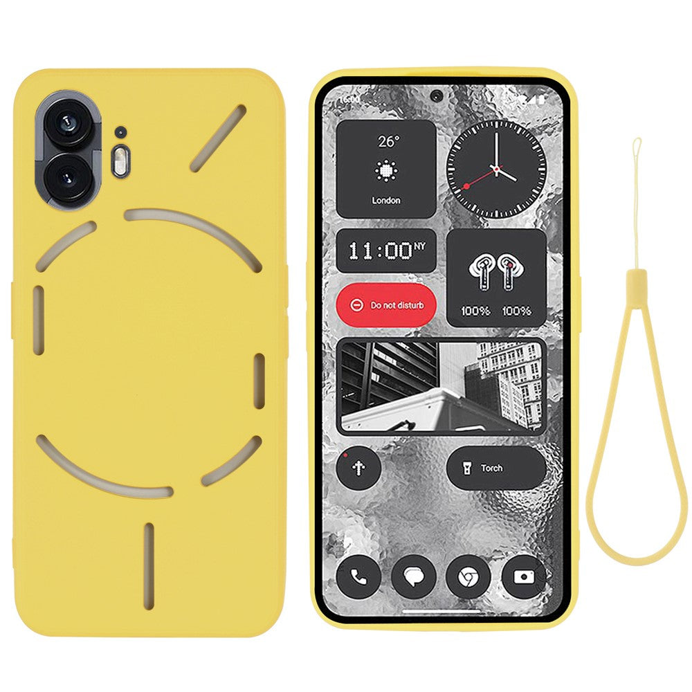 Cell Phone Case for Nothing Phone (2) , Liquid Silicone+Soft Lining Anti-Scratch Cover