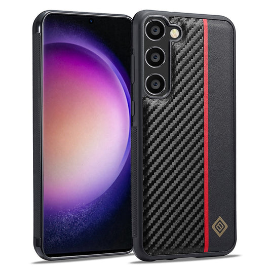 Galaxy S23 FE Stoßfeste Hülle - Carbonfaser-Optik