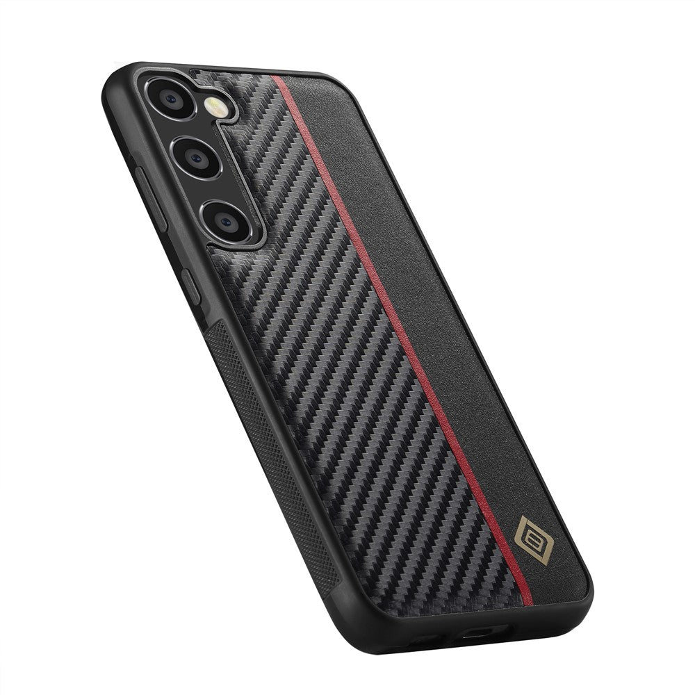 Galaxy S23 FE Stoßfeste Hülle - Carbonfaser-Optik