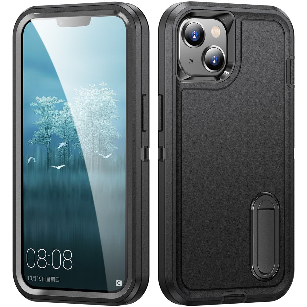 iPhone 15 Plus Silikon-Hülle – Stoßfest & EVA 3-in-1-Design