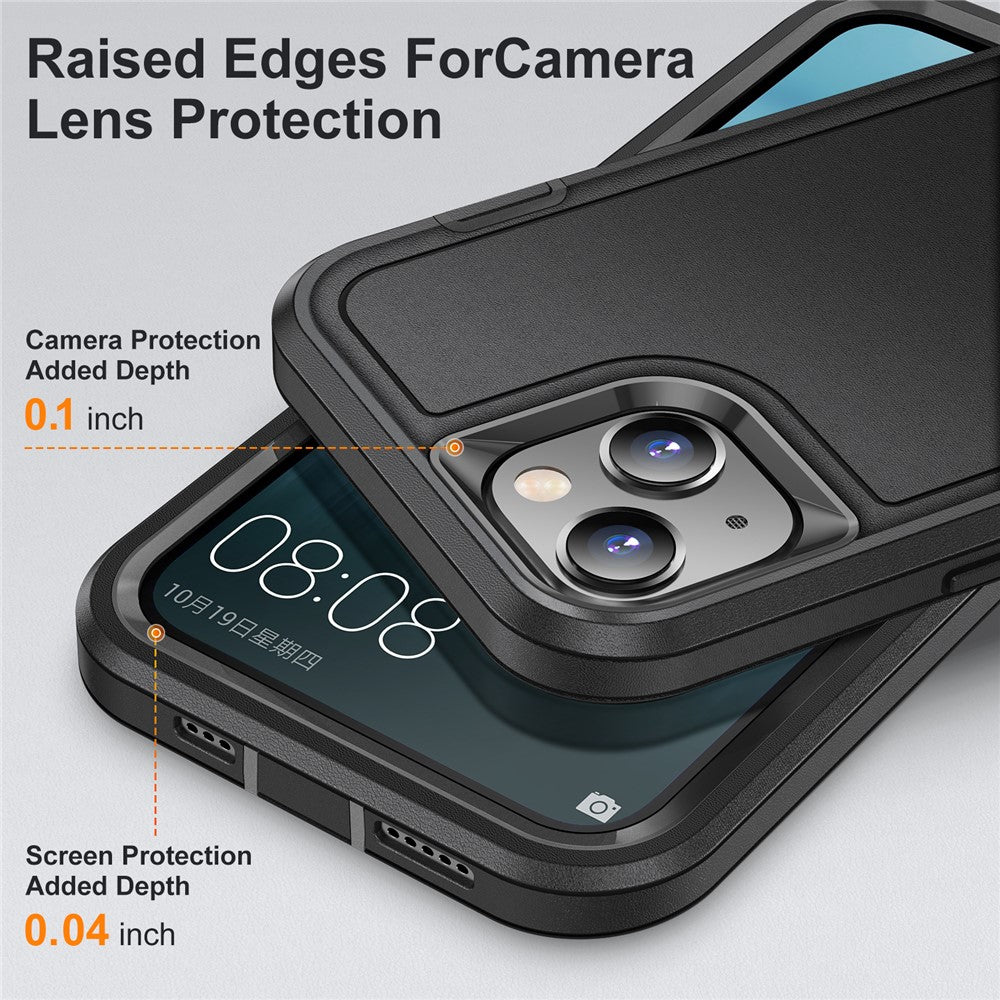 iPhone 15 Plus Silikon-Hülle – Stoßfest & EVA 3-in-1-Design