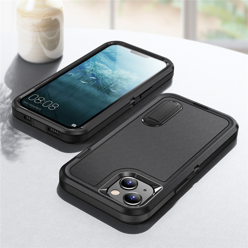 iPhone 15 Plus Silikon-Hülle – Stoßfest & EVA 3-in-1-Design