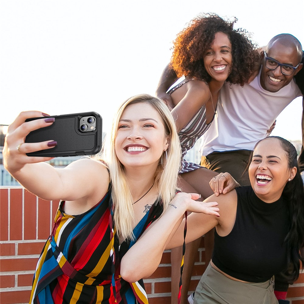 iPhone 15 Plus Silikon-Hülle – Stoßfest & EVA 3-in-1-Design