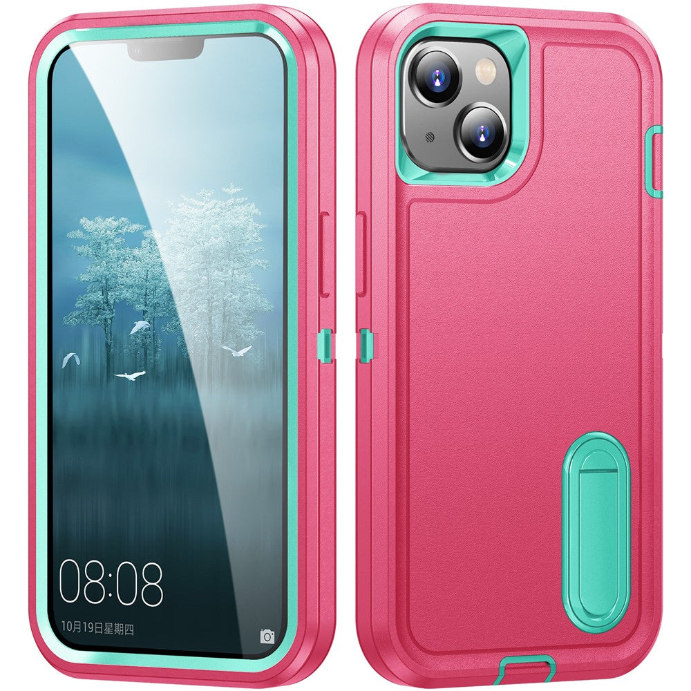 iPhone 15 Plus Silikon-Hülle – Stoßfest & EVA 3-in-1-Design