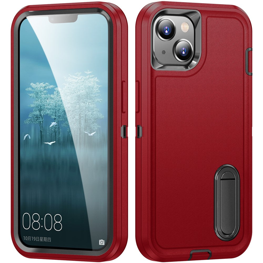 iPhone 15 Plus Silikon-Hülle – Stoßfest & EVA 3-in-1-Design