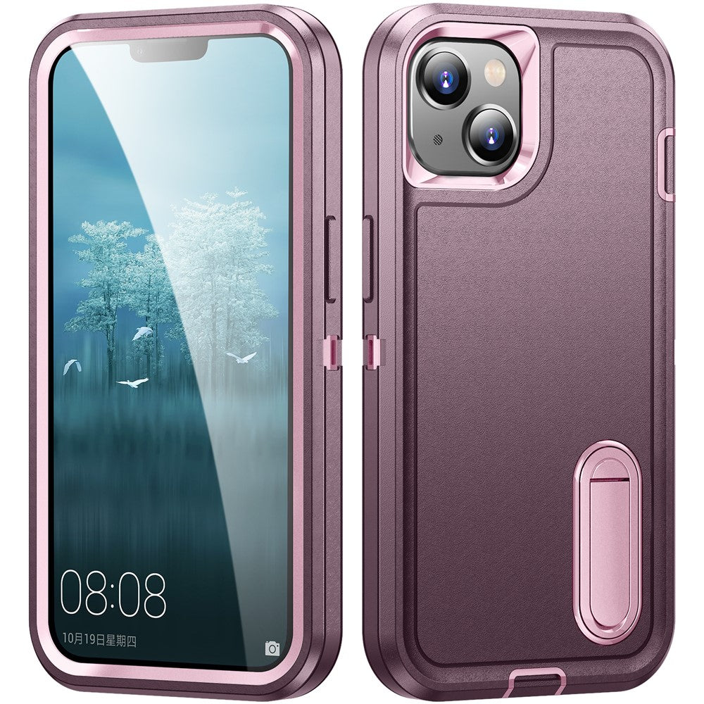 iPhone 15 Plus Silikon-Hülle – Stoßfest & EVA 3-in-1-Design