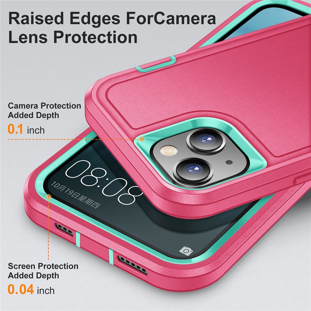 iPhone 15 Silikon-Hülle – Stoßfest & EVA 3-in-1-Design