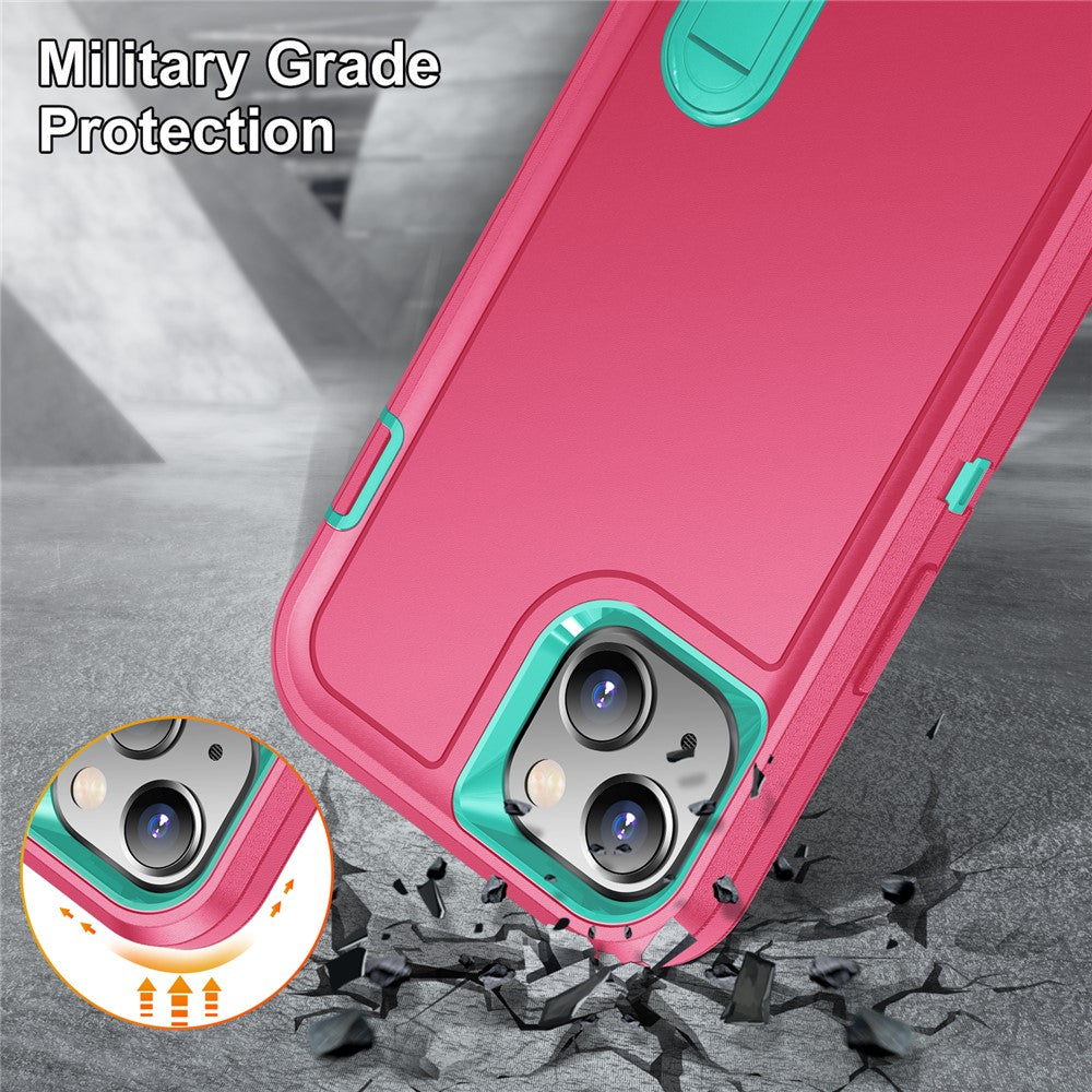 iPhone 15 Silikon-Hülle – Stoßfest & EVA 3-in-1-Design
