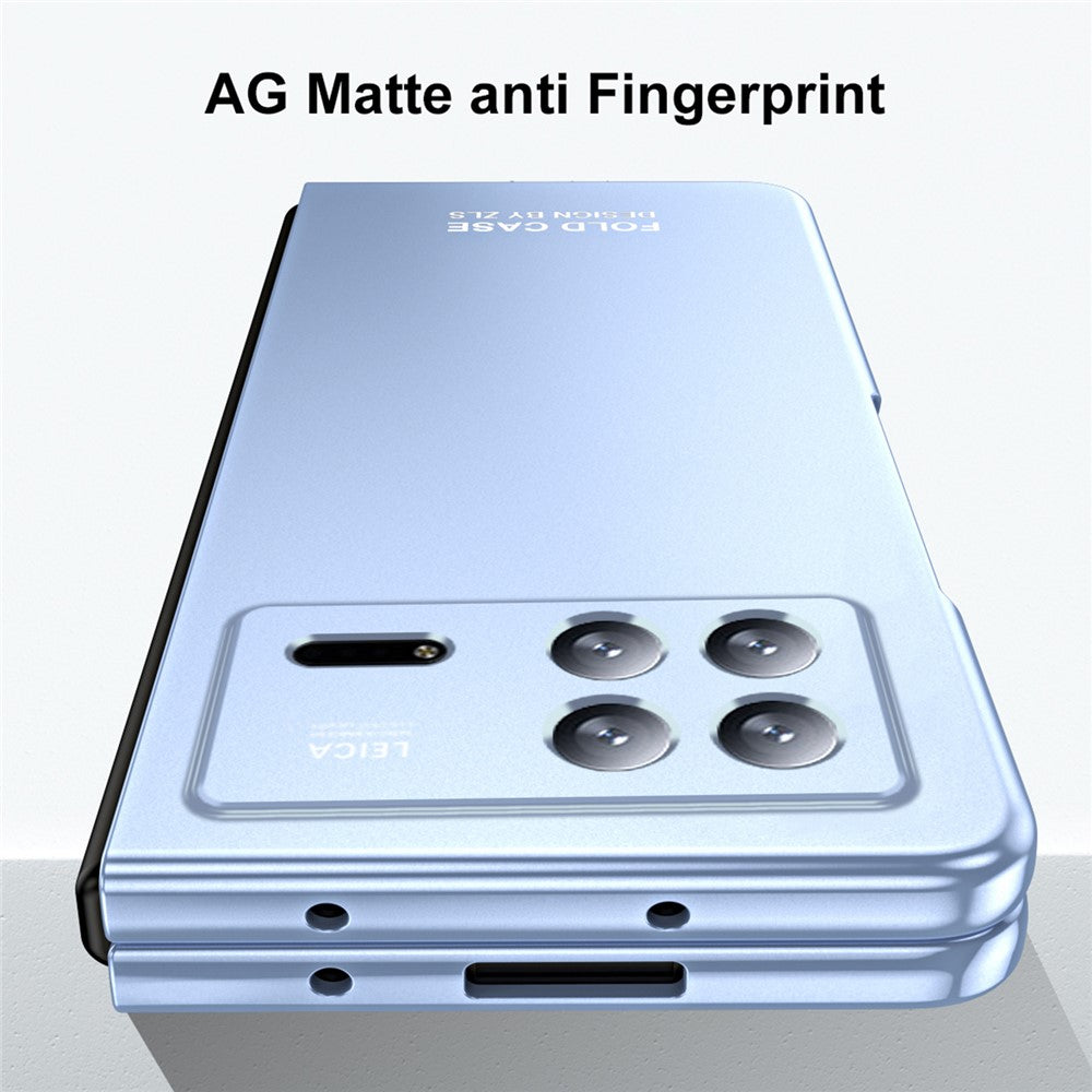 For Xiaomi Mix Fold 3 5G Hard PC Phone Protection Case Shock-Absorption Cover with Tempered Glass Film