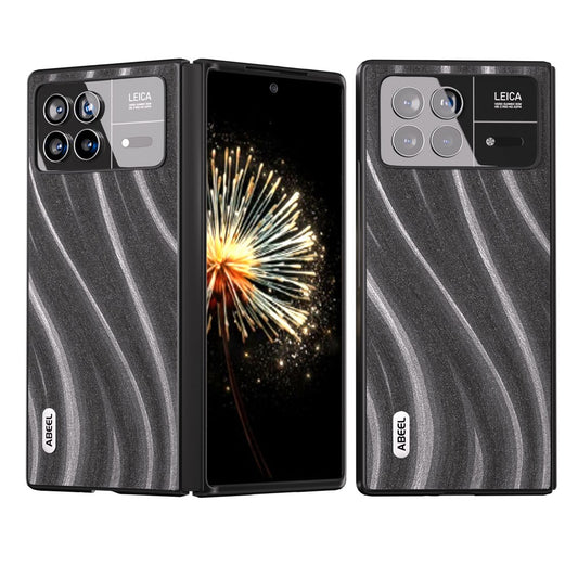 Xiaomi Mix Fold 3 5G Handyhülle – ABEEL Milky Way Series Stoßfeste mit PU-Leder beschichteter PC-Rückseite