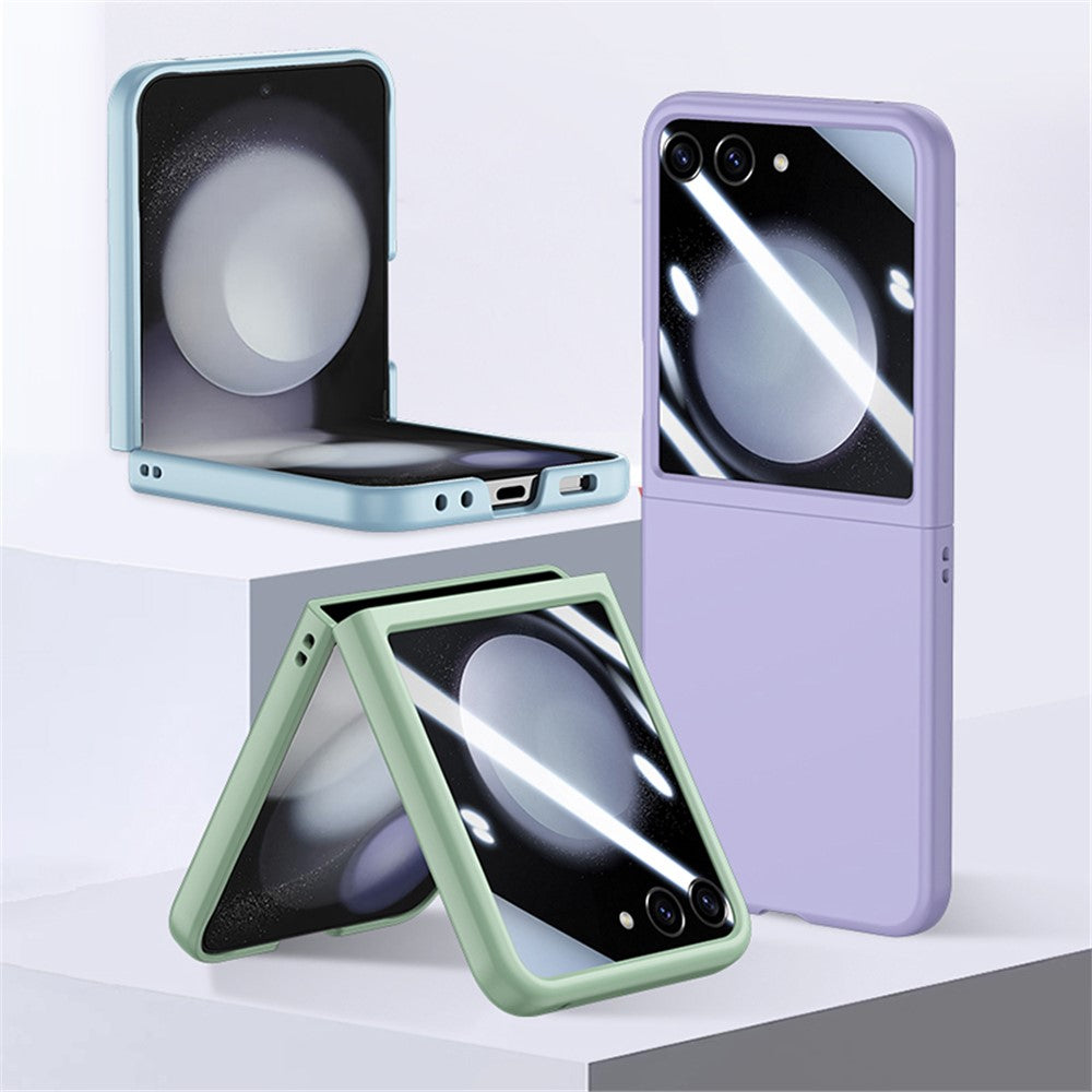 Galaxy Z Flip5 5G Hülle mit Anti-Kratzer Funktion & Front-Schutzfolie