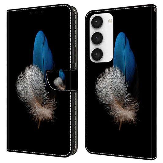 Galaxy S23 FE Wallet-Hülle – Mit 3D-Muster, Kartenfächer & Ständer