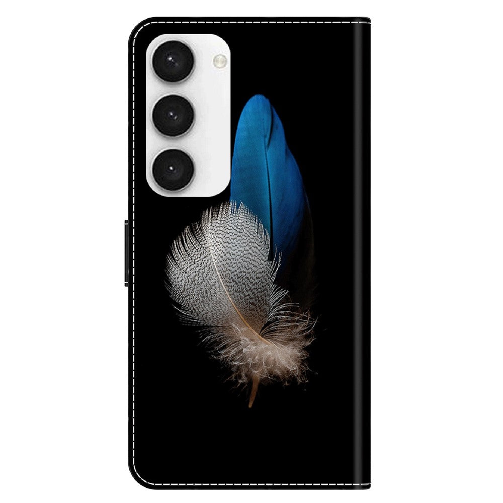 Galaxy S23 FE Wallet-Hülle – Mit 3D-Muster, Kartenfächer & Ständer