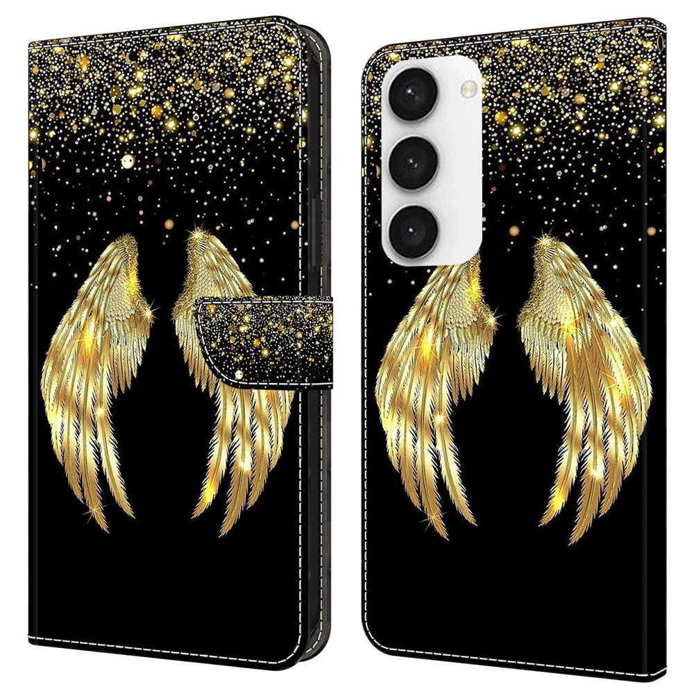 Galaxy S23 FE Wallet-Hülle – Mit 3D-Muster, Kartenfächer & Ständer