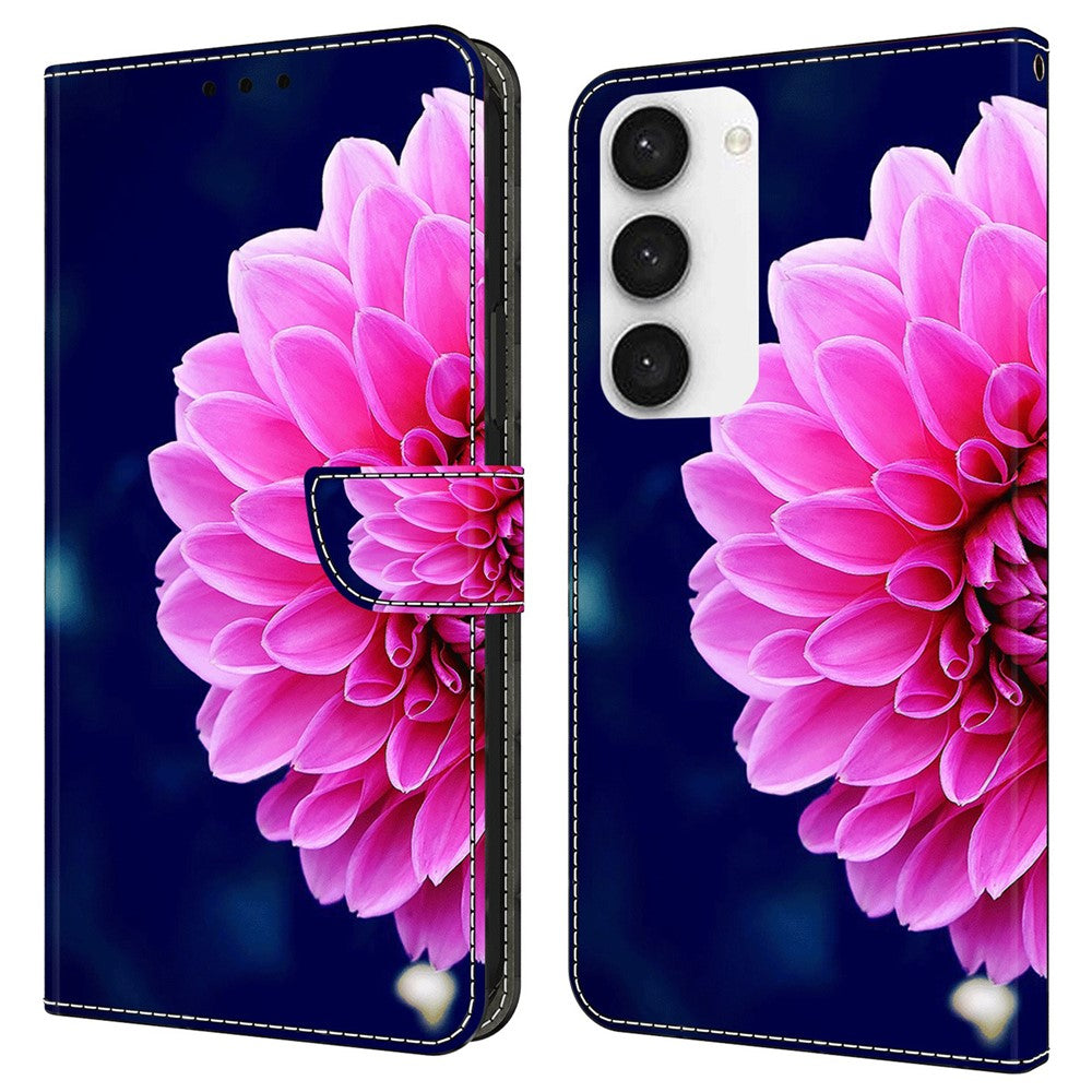 Galaxy S23 FE Wallet-Hülle – Mit 3D-Muster, Kartenfächer & Ständer