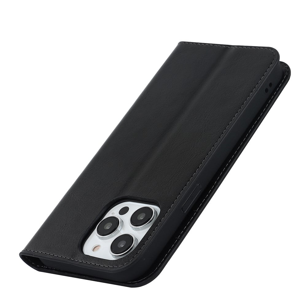 iPhone 15 Pro Max Echtleder-Hülle mit Kartenfach