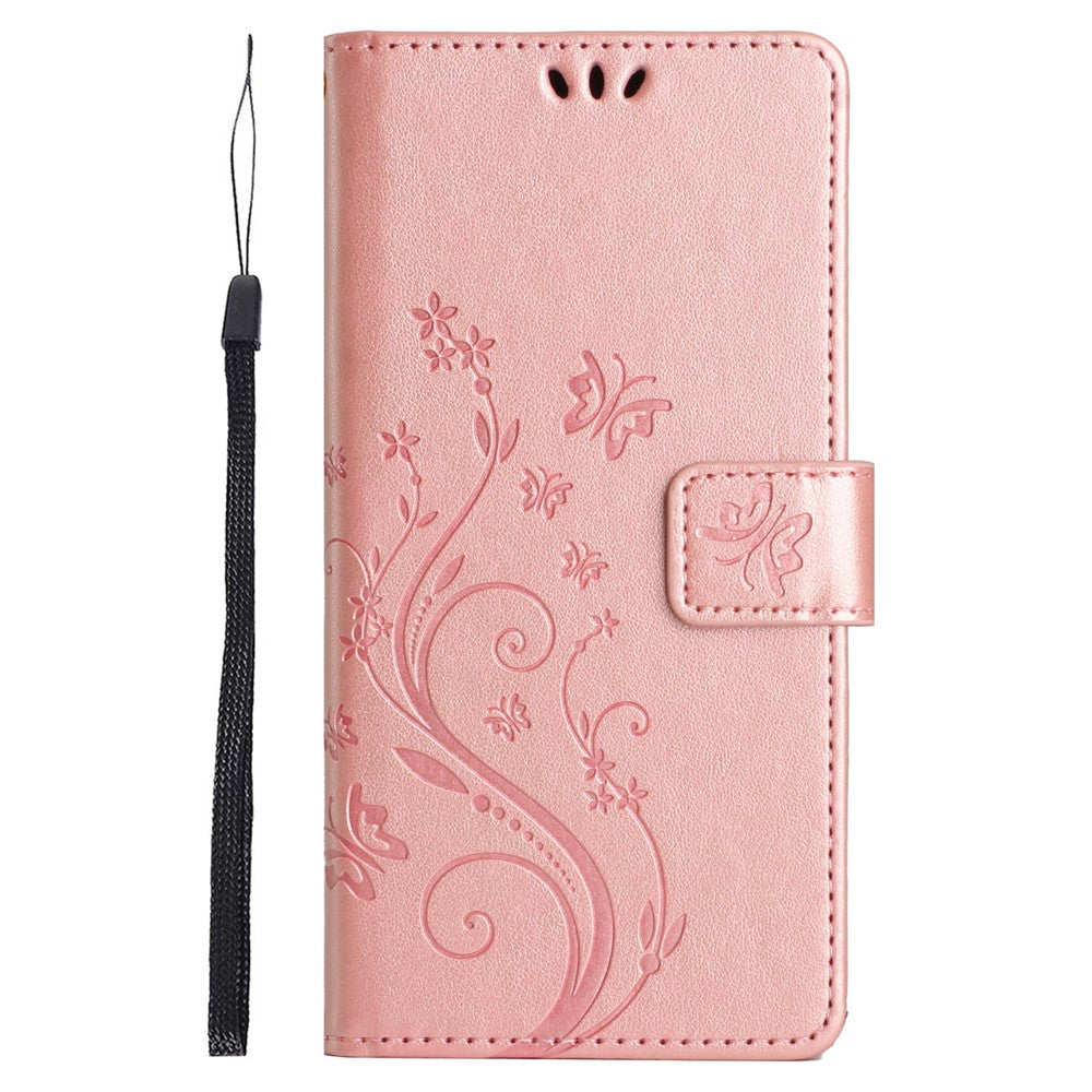 For Honor 90 Lite 5G / X50i 5G PU Leather Wallet Cover Butterfly Imprinted Stand Phone Case