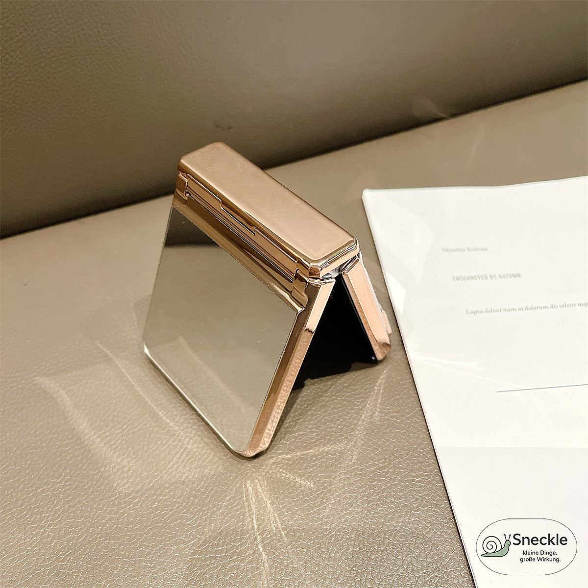 Galaxy Z Flip3 Hülle – Spiegelfläche & Strass – Stoßfest