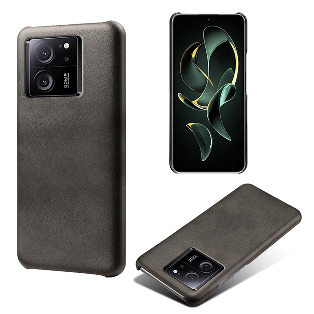 For Xiaomi Redmi K60 Ultra / 13T / 13T Pro Anti-Scratch PU Leather + PC Cover Calf Texture Cell Phone Cover