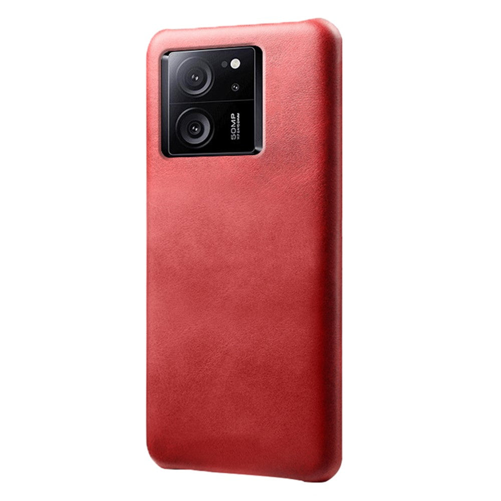 For Xiaomi Redmi K60 Ultra / 13T / 13T Pro Anti-Scratch PU Leather + PC Cover Calf Texture Cell Phone Cover