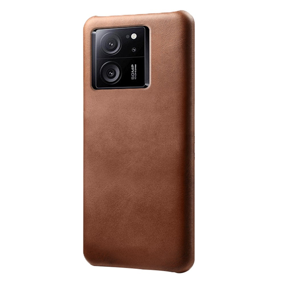 For Xiaomi Redmi K60 Ultra / 13T / 13T Pro Anti-Scratch PU Leather + PC Cover Calf Texture Cell Phone Cover