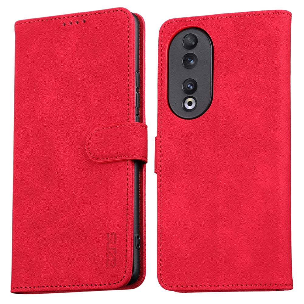 AZNS For Honor 90 Anti-scratch PU Leather Case Stand Wallet Cell Phone Cover